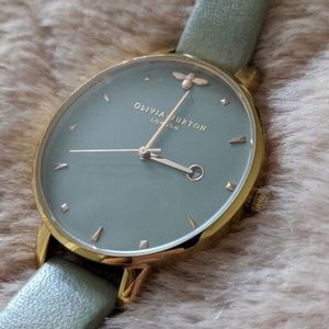 Olivia Burton Rose Gold & Grey Watch